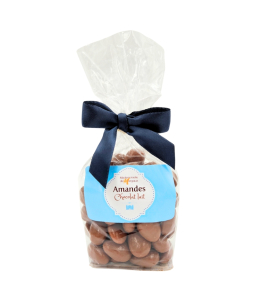 Amandes enrobées de Chocolat au Lait - 150 g